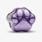 PANDORA Sterling Silver Purple Paw Mini Charm 794782C01