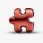 PANDORA Sterling Silver Orange Puzzle Piece Mini Charm 794816C01
