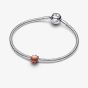 PANDORA Sterling Silver Orange Sun Mini Charm 794818C01