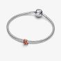 PANDORA Sterling Silver Orange Music Note Mini Charm 794902C01