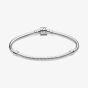 PANDORA Moments Barrel Clasp Snake Chain Bracelet 598816C00