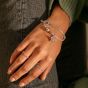 PANDORA Moments Silver T-Bar Snake Chain Bracelet 599082C00
