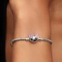 PANDORA Disney Stitch Silver Snake Chain Bracelet 593738C01