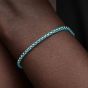 PANDORA Blue Cord Snake Chain Bracelet 593816C01