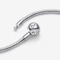 PANDORA Moments Silver Snake Chain Necklace 590742HV