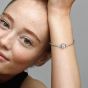 PANDORA Moments Silver Snake Chain Bracelet 590702HV