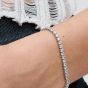 PANDORA Silver Sparkling Cubic Zirconia Tennis Bracelet 591469C01