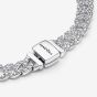 PANDORA Timeless Silver Pave Cuban Chain Bracelet 593008C01