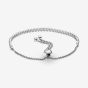 PANDORA Silver Sparkling Slider Tennis Bracelet 599375C01