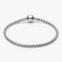 PANDORA Sterling Silver Round Clasp Wing Chain Bracelet 594028C00
