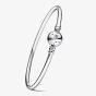 PANDORA Moments Silver Stars Galaxy Bangle 590009C01