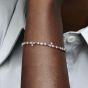 PANDORA Silver Sparkling Herbarium Cluster Bracelet 592631C01