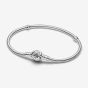 PANDORA Moments Silver Rose In Bloom Bracelet 593211C00
