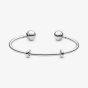 PANDORA Moments Silver Open Bangle Bangle 596477