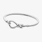 PANDORA Silver Infinity Knot Bangle 598893C00