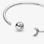 PANDORA Moments Silver Moon & Stars Open Bangle 599120C01
