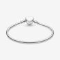 PANDORA Moments Silver Smooth Heart Clasp Bracelet 599206C00