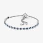 PANDORA Blue & Clear Sparkle Slider Bracelet 599377C01
