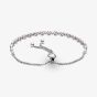 PANDORA Pink & Clear Sparkle Slider Bracelet 599377C02