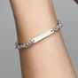 PANDORA Sterling Silver ID Bar Chain Bracelet 599523C00