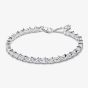 PANDORA Sterling Silver Cubic Zirconia Triangle Tennis Bracelet 595069C01