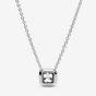 PANDORA Silver Square Halo Necklace 396241CZ-45