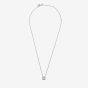 PANDORA Silver Square Halo Necklace 396241CZ-45