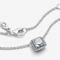 PANDORA Silver Square Halo Necklace 396241CZ-45