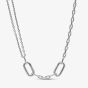 PANDORA ME Silver Double Link Chain Necklace 392303C00-45