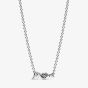 PANDORA Silver Mum Pavé Collier Necklace 392589C01-45