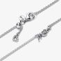 PANDORA Silver Mum Pavé Collier Necklace 392589C01-45