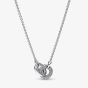 PANDORA Signature Intertwined Pavé Pendant Necklace 392736C01-45