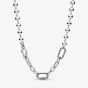 PANDORA ME Metal Bead & Link Chain Necklace 392799C00-45