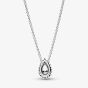 PANDORA Sparkling Pear Halo Collier Necklace 392832C01-45