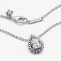 PANDORA Sparkling Pear Halo Collier Necklace 392832C01-45