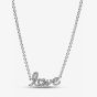 PANDORA Sparkling Handwritten Love Necklace 393076C01-45
