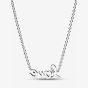 PANDORA Sparkling Handwritten Love Necklace 393076C01-45