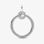 PANDORA Moments Small Pave O Pendant 399097C01