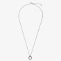 PANDORA Silver Double Circle Pendant Necklace 399487C01-45