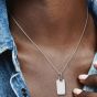 PANDORA Sterling Silver Rectangle Tag Loose Pendant 398611C00