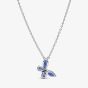PANDORA Silver Sparkling Blue Butterfly Necklace 394232C01-45
