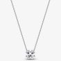 PANDORA Silver Sparkling Lucky Clover Necklace 394502C01-45
