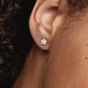 PANDORA Silver Sparking Star Stud Earrings 290597CZ
