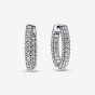 PANDORA Silver Cubic Zirconia Hoop Earrings 292624C01