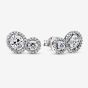PANDORA Silver Embracing Halo Stud Earrings 293774C01