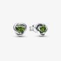 PANDORA August Birthstone Eternity Circle Stud Earrings 292334C03