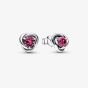 PANDORA October Birthstone Eternity Circle Stud Earrings 292334C05