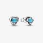 PANDORA December Birthstone Eternity Circle Stud Earrings 292335C02