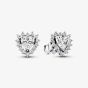 PANDORA Sparkling Heart Halo Stud Earrings 293097C01