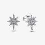 PANDORA Silver Sparkling North Star Stud Earrings 293587C01
